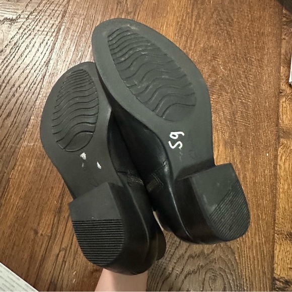 Clark’s Black Maypearl Fawn Booties Boots Size 6 / 41 boho western - Picture 8 of 9